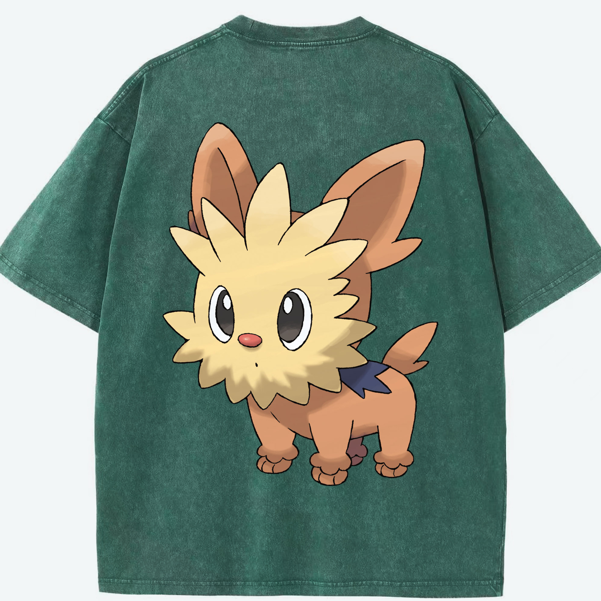 （画像用） ポケットモンスター Pokémon 綿100% ヴィンテージ風 半袖Tシャツ（背面プリント）